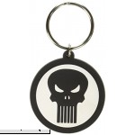 Marvel The Punisher Logo PVC Soft Touch Key Ring Key Accessories  B071FS2S86
